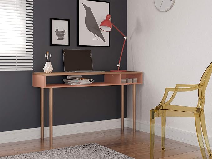Manhattan Comfort Windsor Modern 2 Shelves Entryway Accent Console Table - Image 2