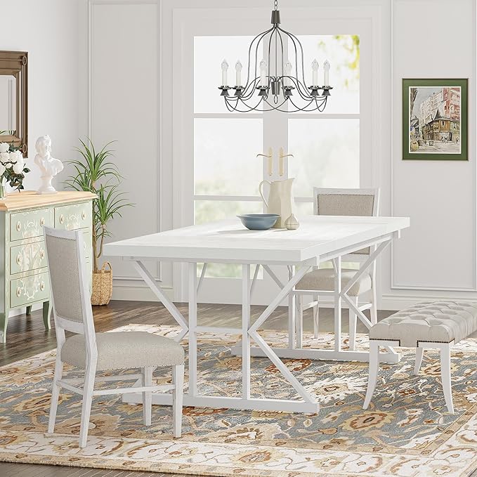 Tribesigns Farmhouse Dining Table - Image 8