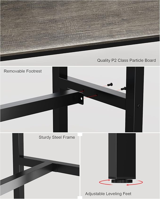Teraves Bar Table, Bar Height Pub Table, Counter Height Table - Image 4