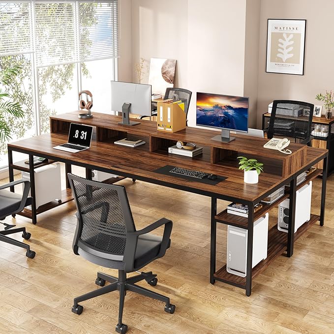 Tribesigns Two Person Desk - Image 6