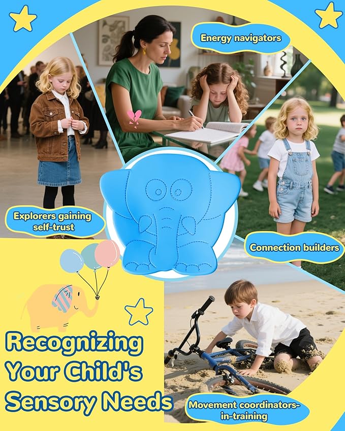 21" L × 19" W Spinning Chair for Autistic Kids, Sensory Toys for Kids - Image 7
