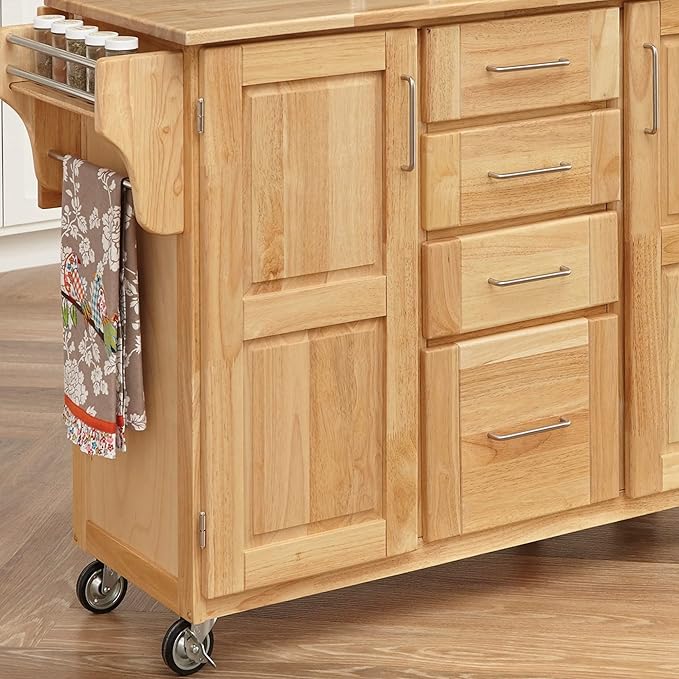 Homestyles General Line Mobile Kitchen Cart, 52-1/2 in. W x 18 in. - 30 in. D x - Image 6