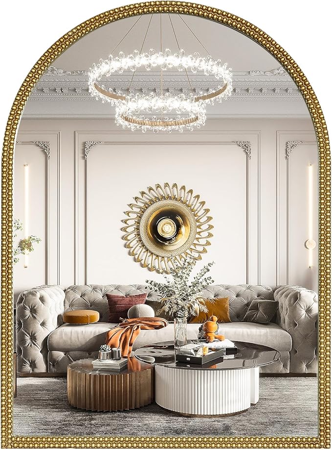 WallBeyond Gold Vintage Mirror for Vanity 22x30 Inch, Living Room by WallBeyond