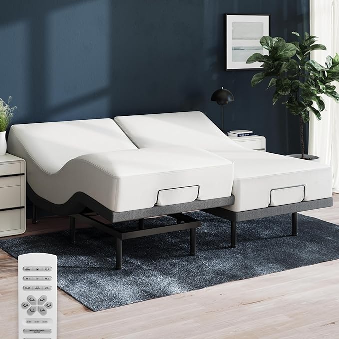 Nectar Twin XL Adjustable Base & 12” Mattress by NectarSleep