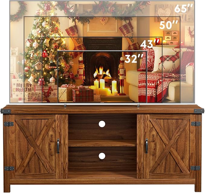 YESHOMY Modern Farmhouse TV Stand - Image 9