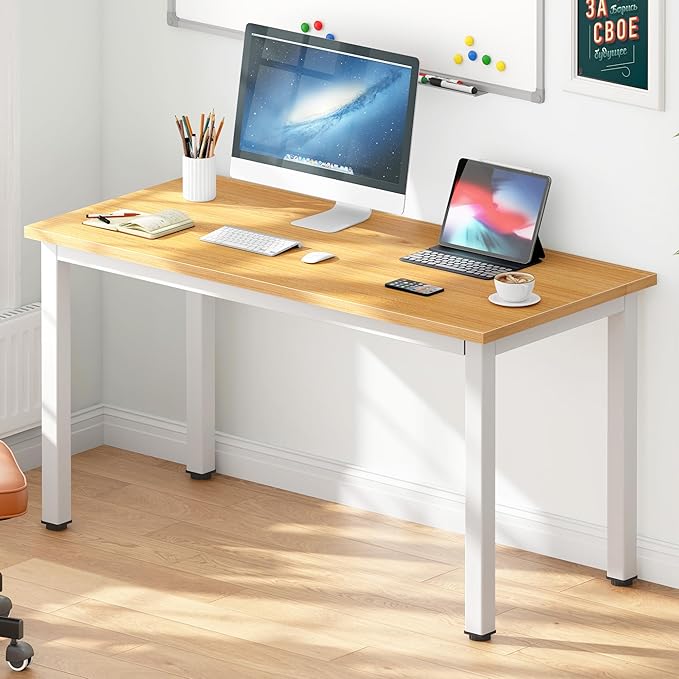 DlandHome 47 inches Medium Computer Desk, Composite Wood Board, Decent and - Image 2