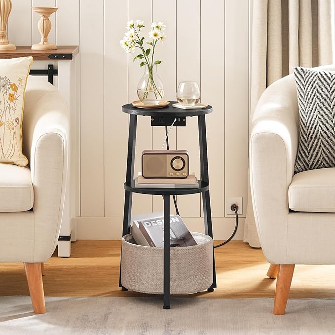 HOOBRO Small Round Side Table - Image 9