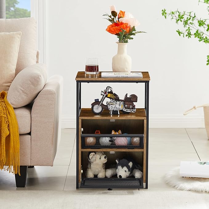 VECELO End Tables Set of 2 - Image 5
