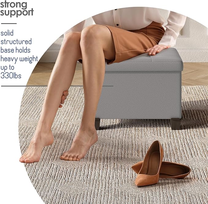 STORAGEBUD Storage Ottoman Cube - Image 5