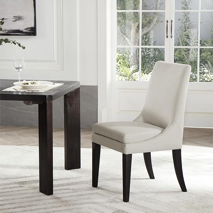 Upholstered Dining Chairs Modern Sidechair Performance Fabric High Back - Image 8