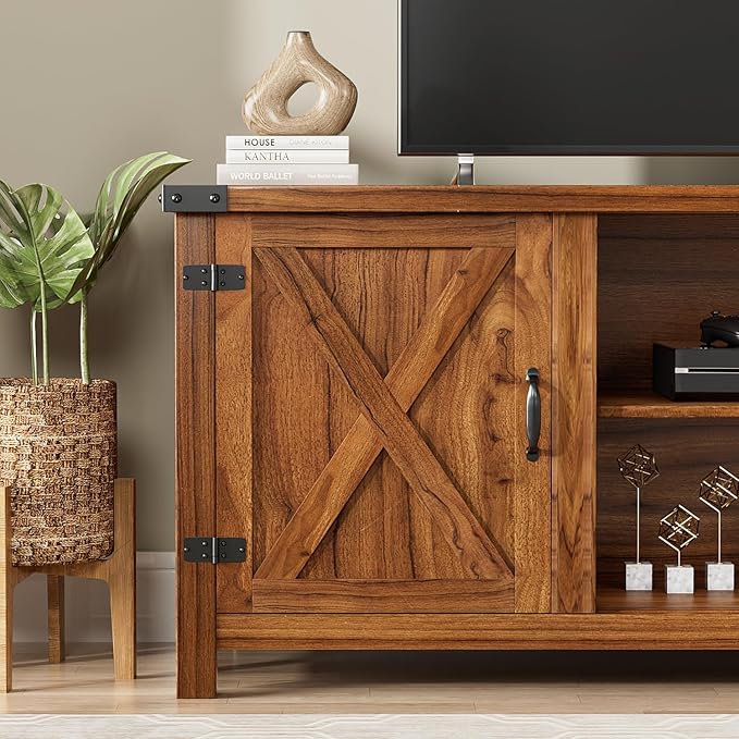 YESHOMY Modern Farmhouse TV Stand - Image 4