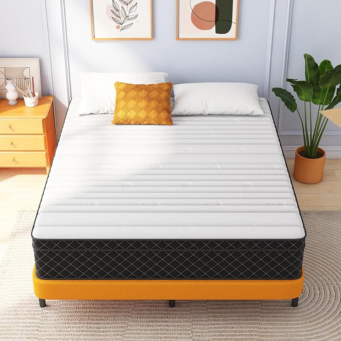 Full Mattress, 12 Inch Full Size Mattress Bed in a Box, Memory Foam & Pocket - Image 3