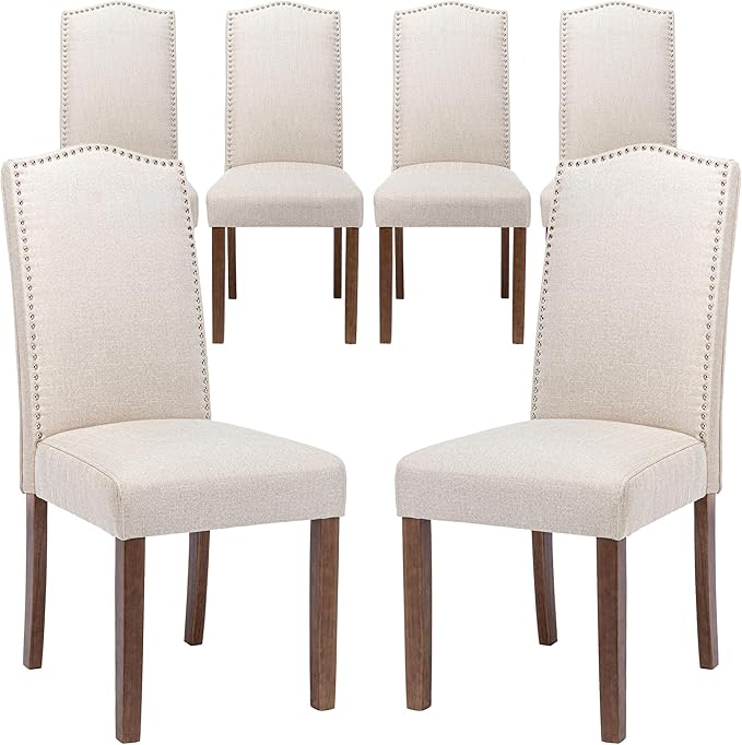 Stylish Upholstered Parsons Dining Chair by SNUGWAY