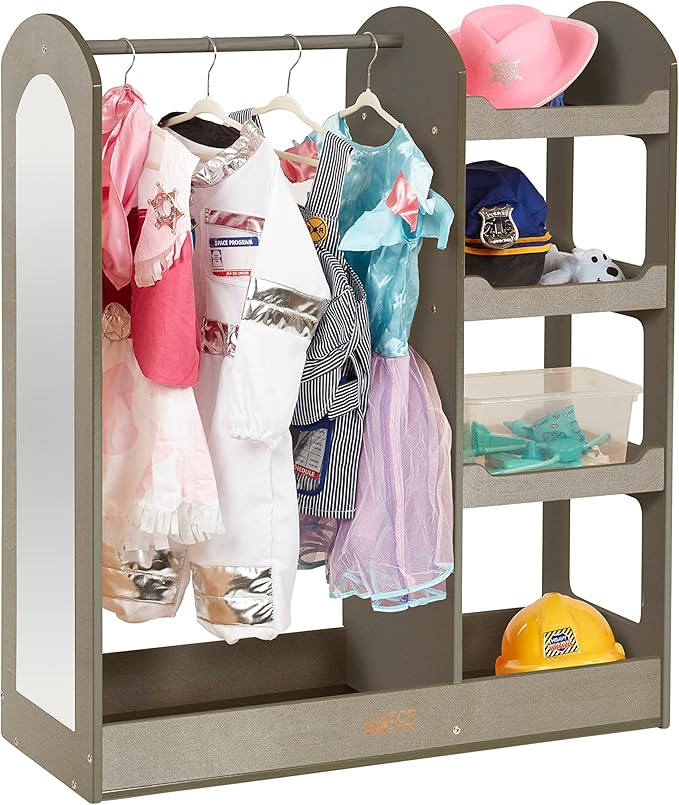 ECR4Kids Dress Up Center with Mirror, Costume Organizer - Image 12