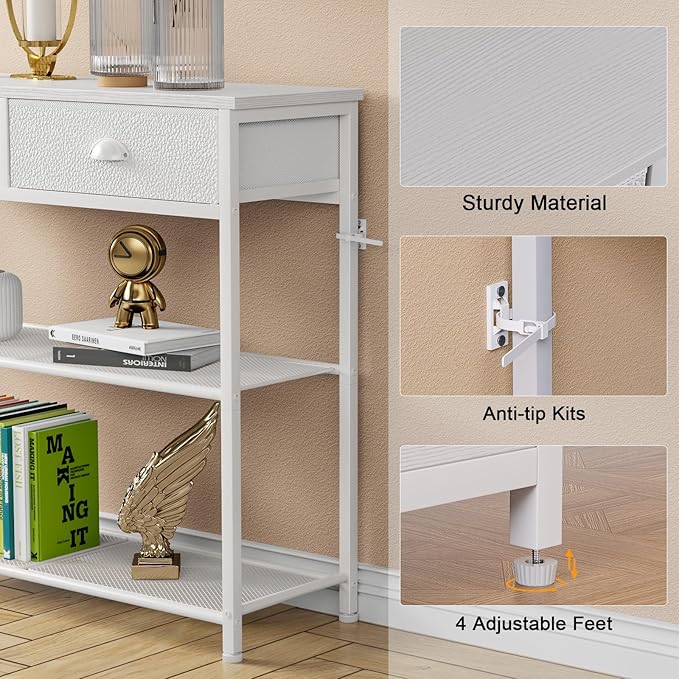Furologee 30'' Entryway Table, Narrow Sofa Table - Image 9