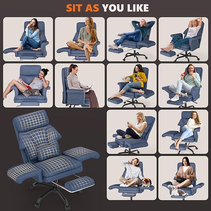 ELABEST C39 Cross Legged Office Chair - Image 5