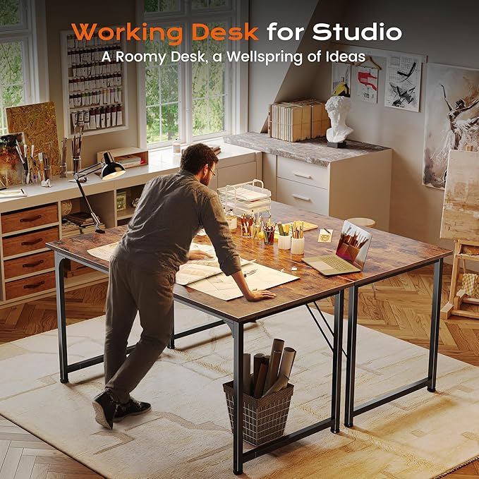 PRAISUN 47 X 24 Inch Computer Desk - Image 8