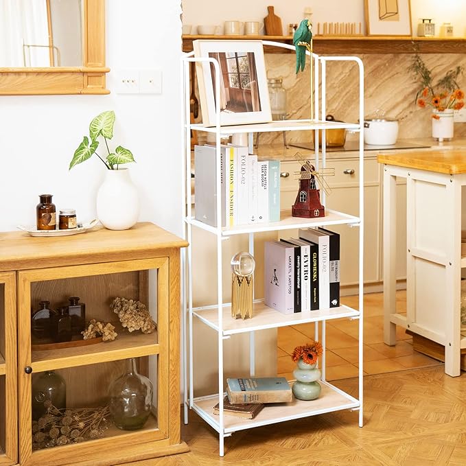 Crofy No Assembly Folding Bookshelf - Image 2