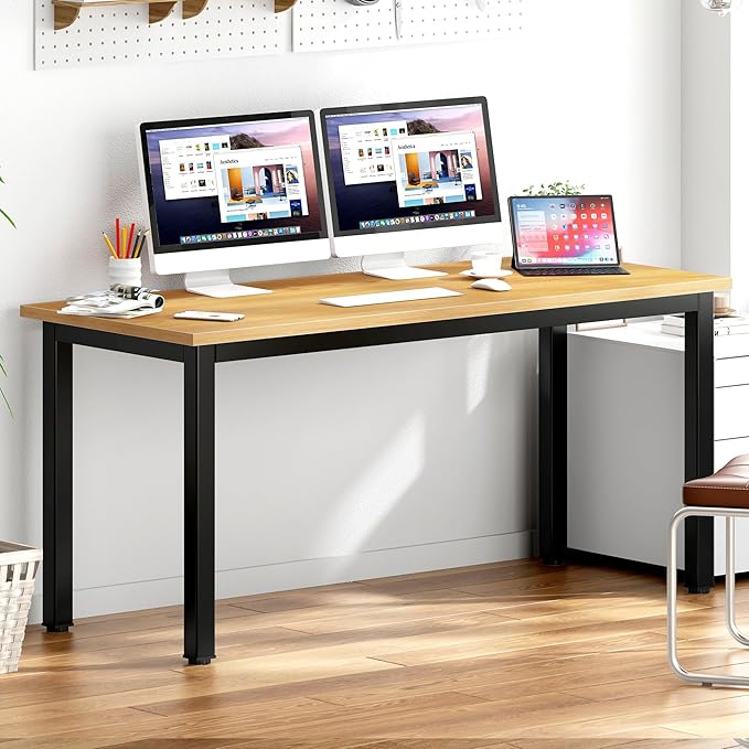 DlandHome 63 inches X-Large Computer Desk, Composite Wood Board, Decent and - Image 7