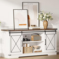 IDEALHOUSE Farmhouse TV Stand and Entertainment Center by IDEALHOUSE