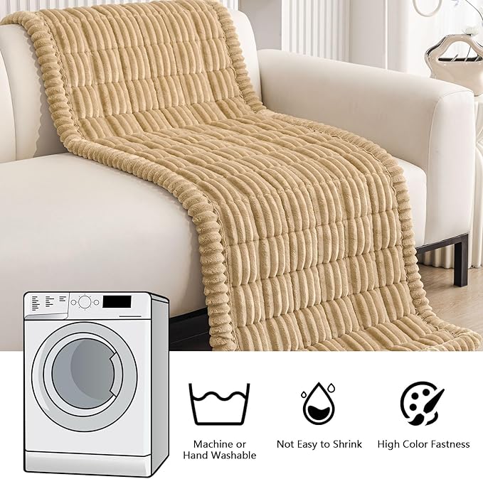 Smiry Couch Cover for Dogs Washable, Non Slip Fuzzy Pet Couch Covers for 3 - Image 5