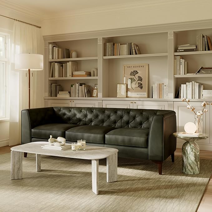 POLY & BARK Essex Leather Couch - Image 4