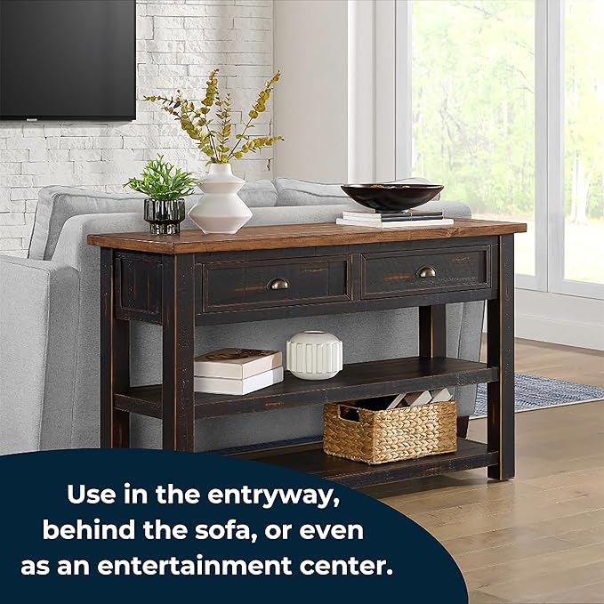 Martin Svensson Home Monterey Solid Wood Sofa Console Table - Image 2