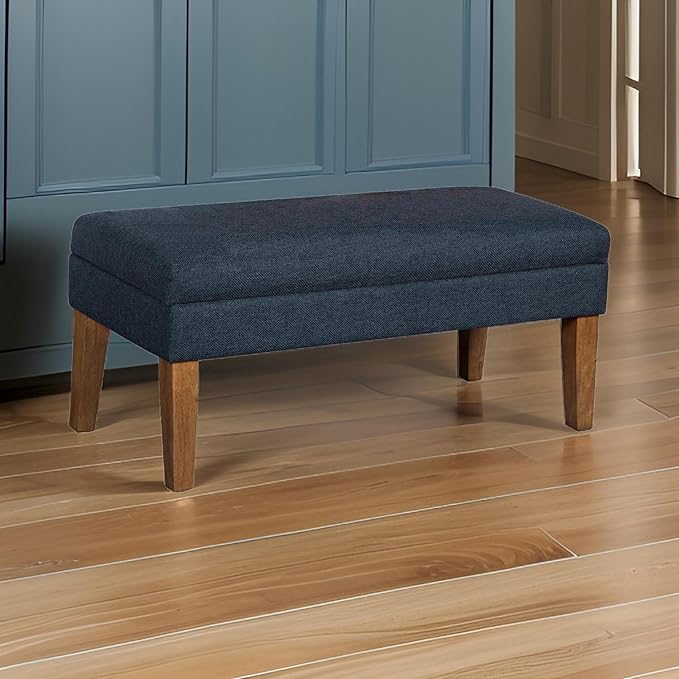 Homepop Home Decor | Upholstered Decorative Storage Ottoman Bench | Ottoman - Image 7