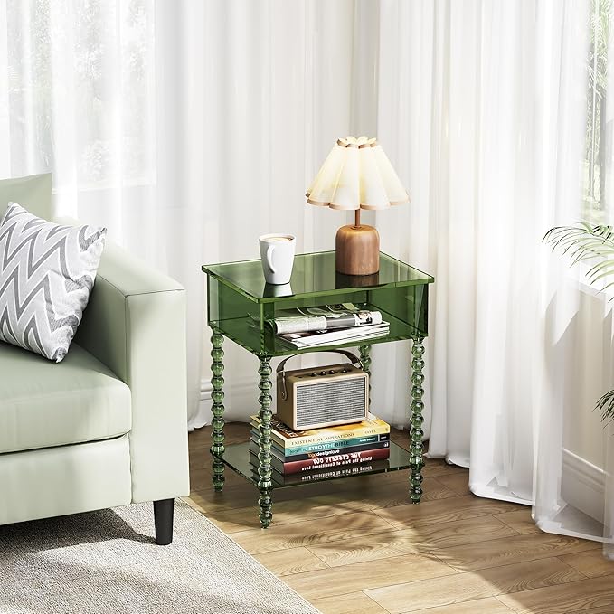 Acrylic Side Table, Nightstand for Living Room - Image 8