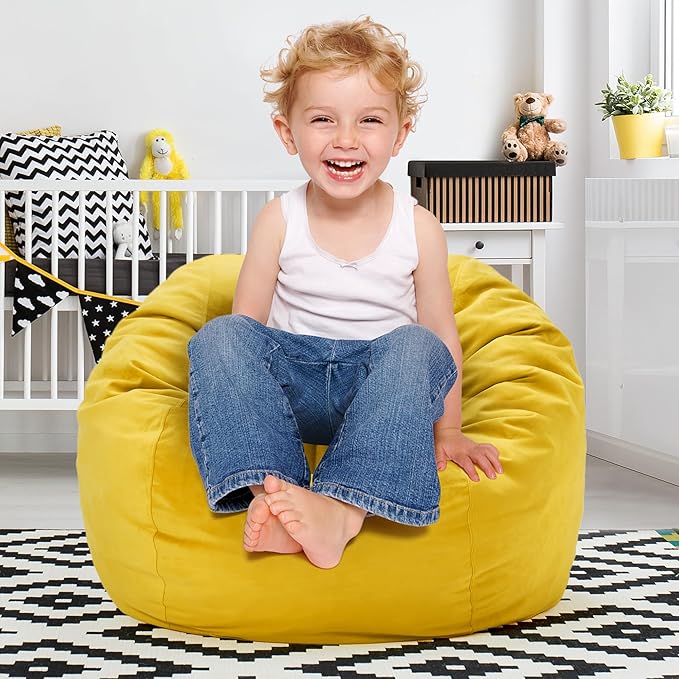 Hobestluk Bean Bag Chairs 2.5FT Bean Bag Chair by YourHomeDeservesMore