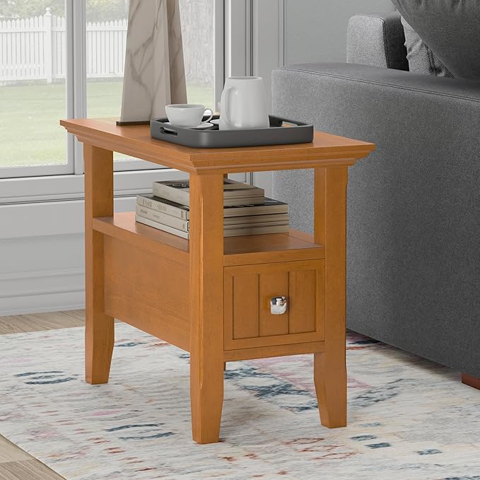 SIMPLIHOME Acadian 14-inch Wide Narrow End Table - Image 2