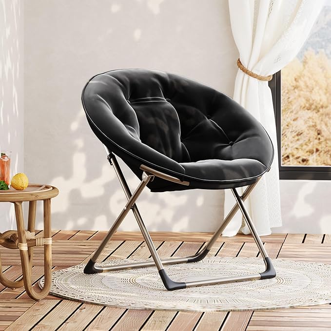 Comfy Saucer Chairs, Cozy Faux Fur Living Room Chair - Image 7