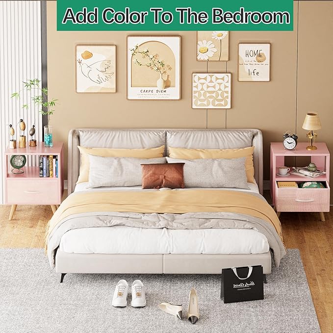 Night Stand, Nursery Side Table - Image 7