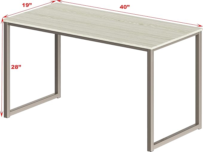 SHW Mission 40-Inch Home Office Computer Desk - Image 3