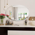 Oval Bathroom Mirror, 32X48 inch Oval Frameless Mirror, Frameless Mirrors by WALLMOUNTEDMIRRORS
