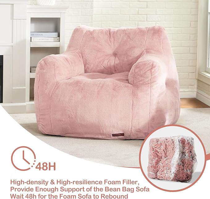 Hobestluk Bean Bag Chair for Adult Small Bean Bag Chairs - Image 7