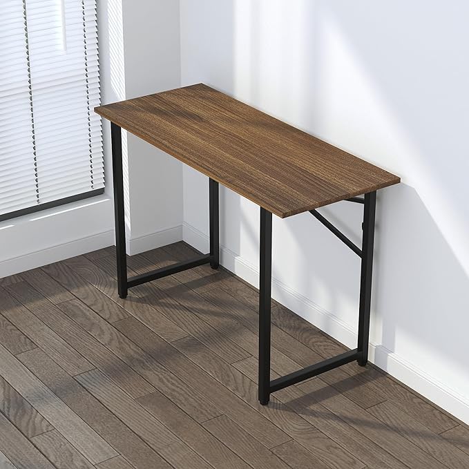 Folding Computer Desk 47 inch Writing Gaming Computer Camping Table, No - Image 7