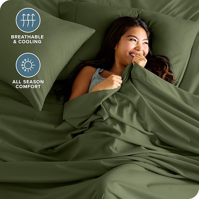 Bare Home Short Queen Sheet Set - Image 3