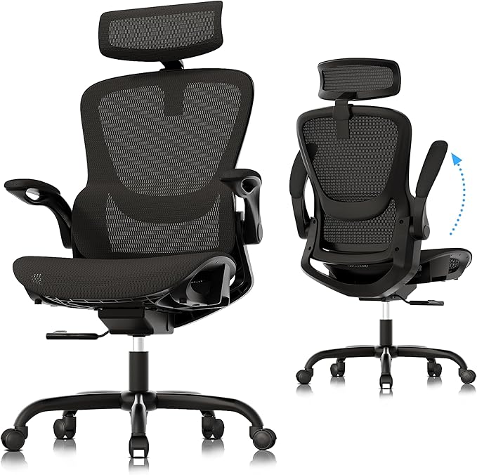 GABRYLLY Ergonomic Mesh Office Chair, Adjustable Home Desk Chair by GABRYLLY