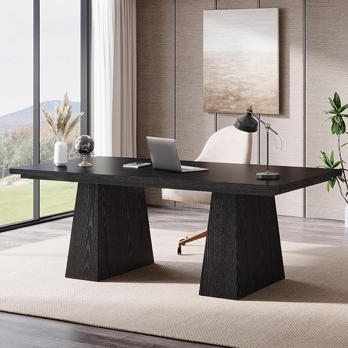 Tribesigns 63-Inch Executive Desk, Large Office Computer Desk by Tribesigns
