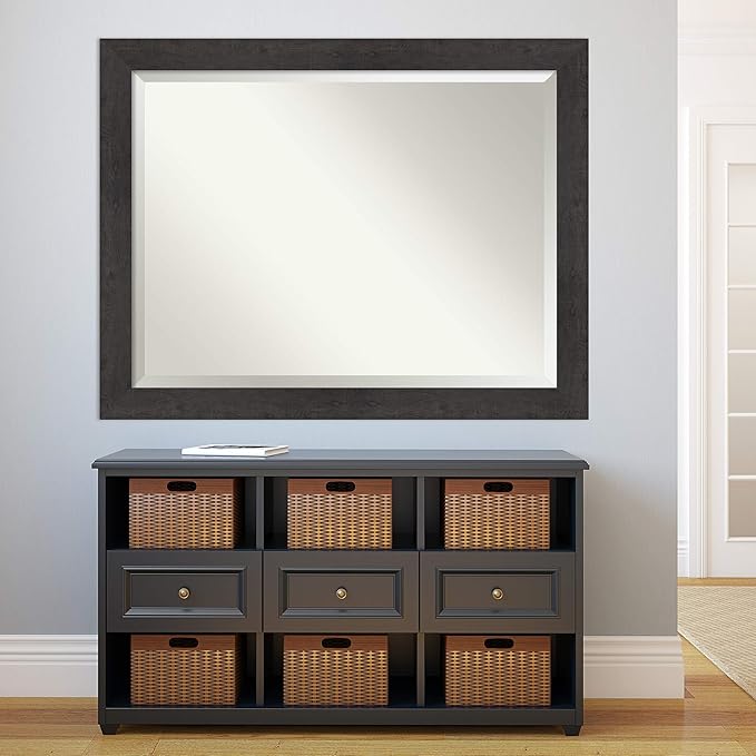 Amanti Art Brown Bathroom Mirror - Image 5