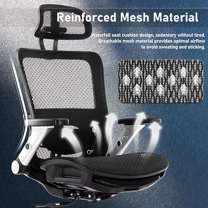 COLAMY Ergonomic Mesh Office Chair - Image 4