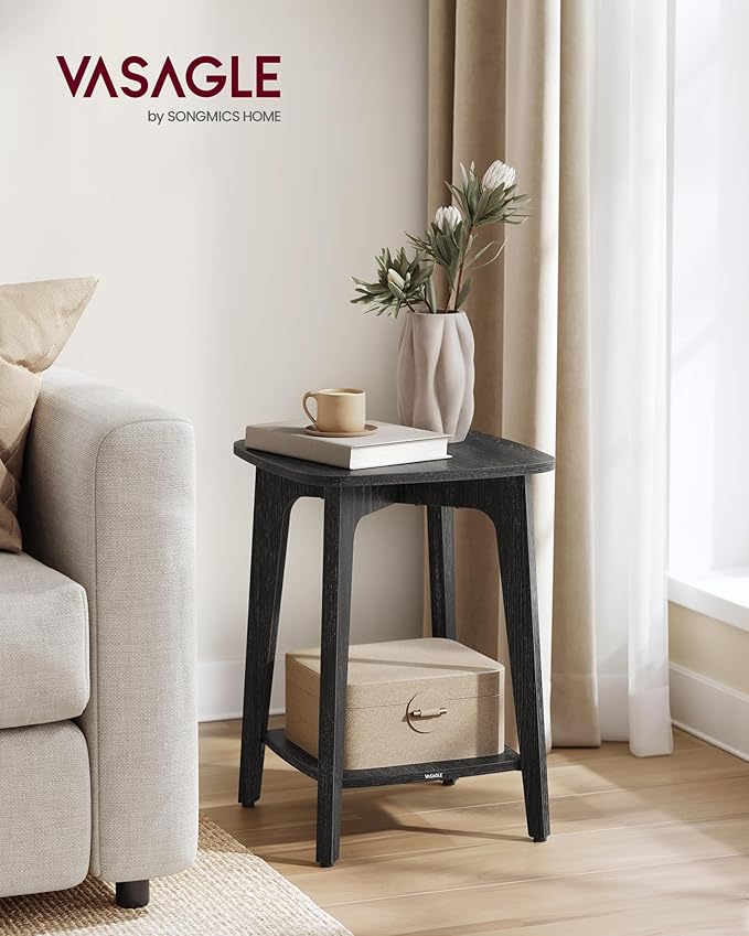 VASAGLE Side Table, Small Square End Table - Image 2