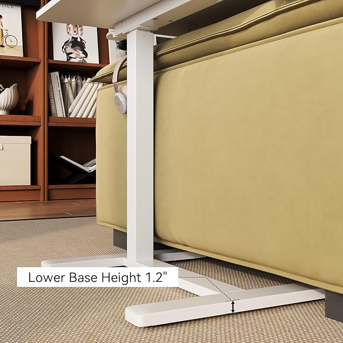 Gas Spring Adjustable Height Rolling Portable Laptop Desk, Mobile Standing Desk - Image 5