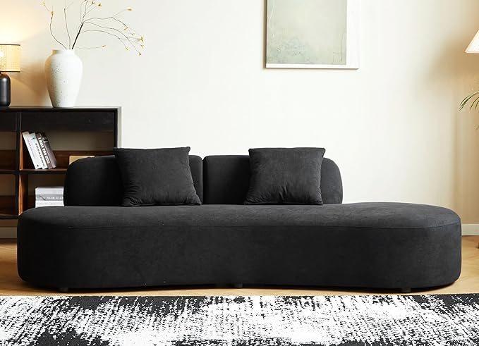 Container Furniture Direct 90" Curved Sofa by ContainerDirect