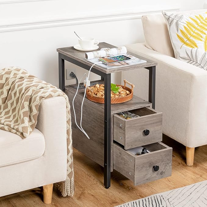 HOOBRO Set of 2 End Tables - Image 2