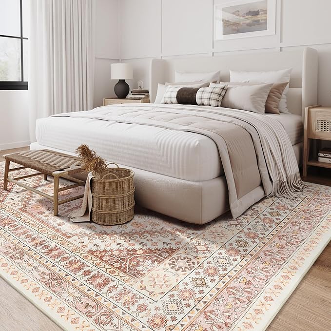 zesthome 8x10 Area Rugs for Living Room, Non-Slip Backing Washable Rugs - Image 7