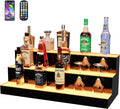 MESAlLUP LED Lighted Liquor Bottle Display Bar Shelves by MESAILUP