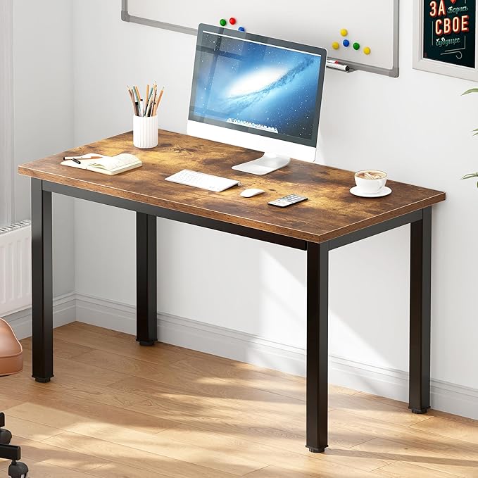 DlandHome Small Computer Desk for Home Office Activity Table Writing Table for - Image 2