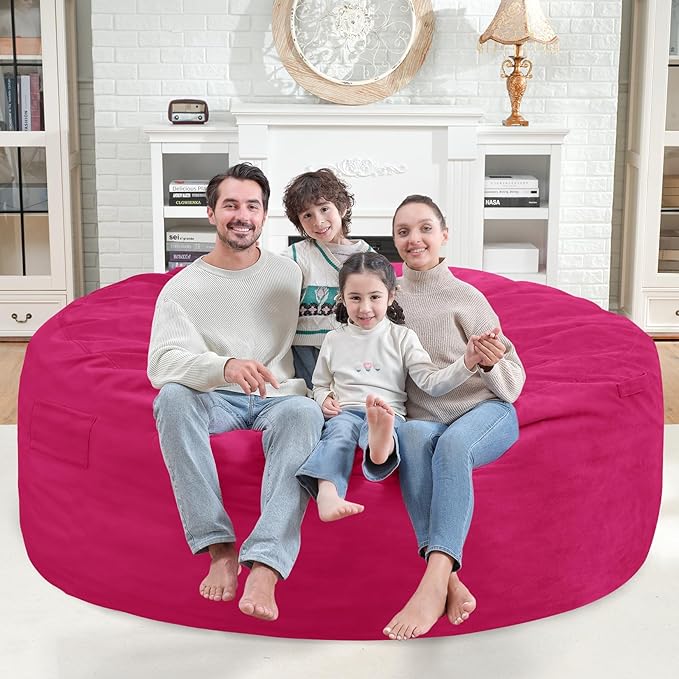 6FT Bean Bag Chair, Large Bean Bag Chairs - Image 2